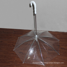 Forme spéciale de parapluie de chien d&#39;animal familier de PVC transparent